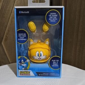NIB Sonic The Hedgehog Tails True Wireless Earbuds